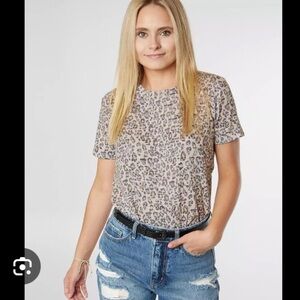Z Supply The Leopard Ultimate Comfy T-shirt Top